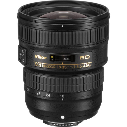 Nikon AF-S NIKKOR 18-35mm f/3.5-4.5G ED Lens