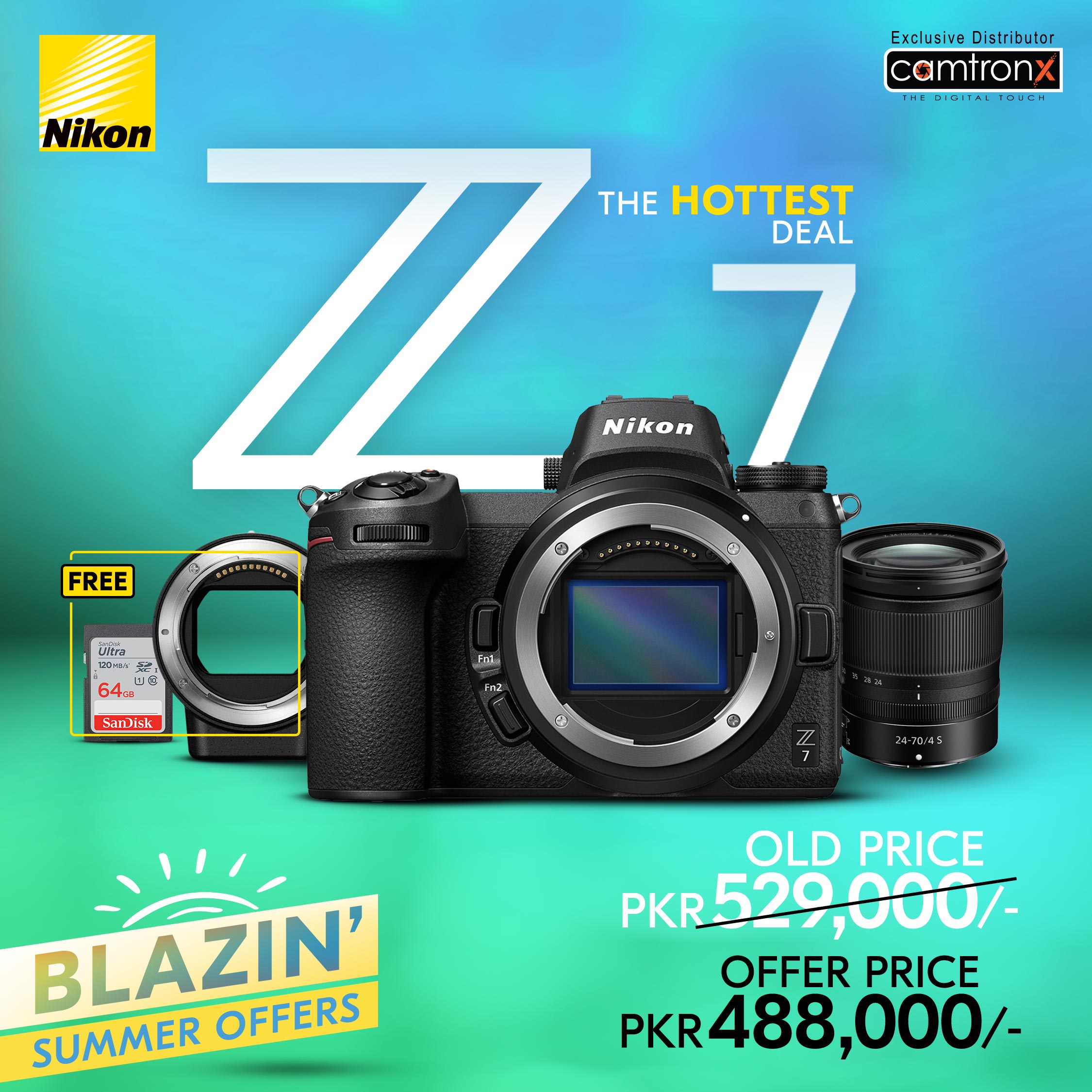 Nikon Z 7 Mirrorless Digital Camera