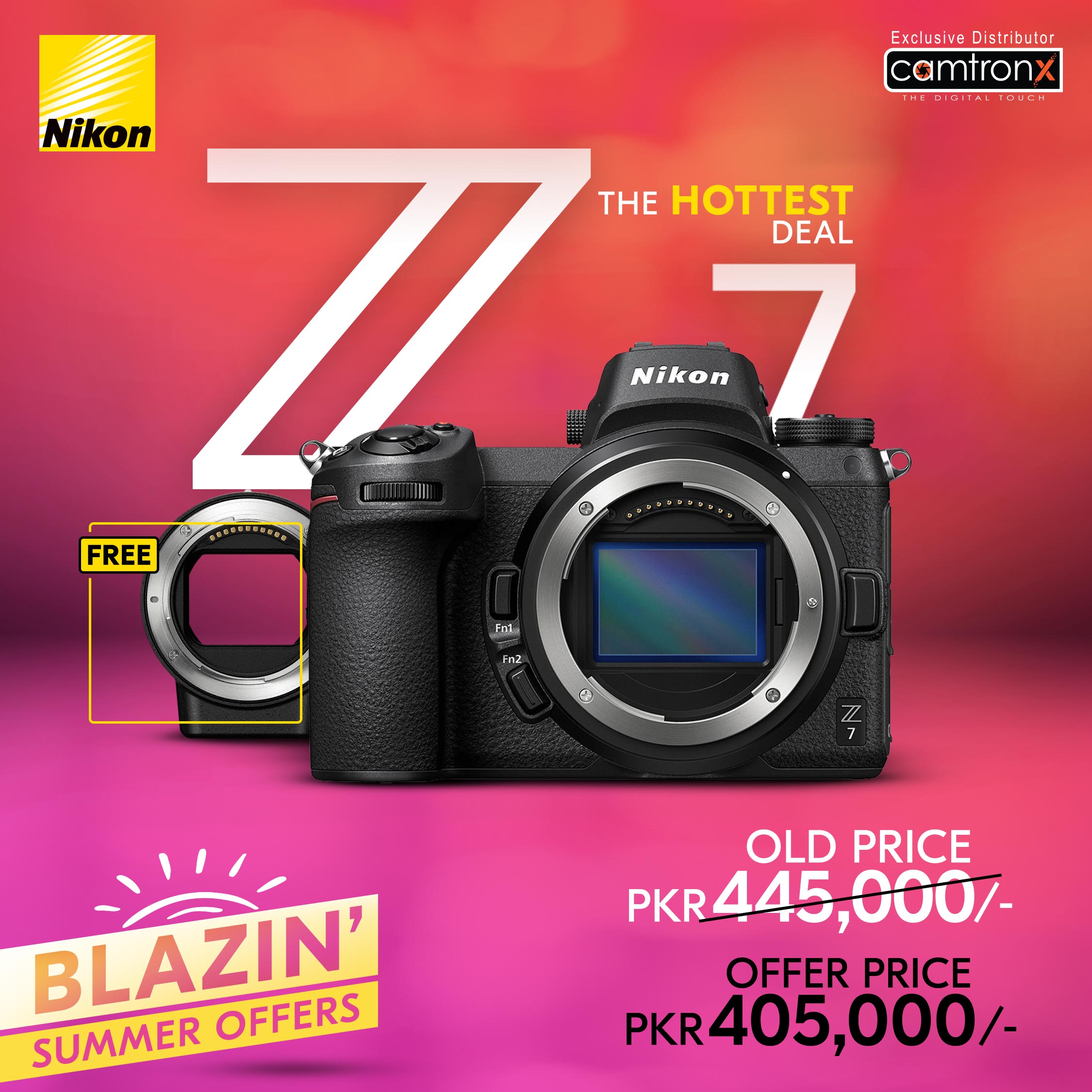 Nikon Z 7 Mirrorless Digital Camera